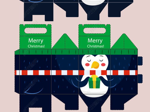 圣誕禮物包裝設(shè)計(jì)靈感 兒童食品包裝的動漫卡通圖案紙盒設(shè)計(jì)指南與圖片下載資源